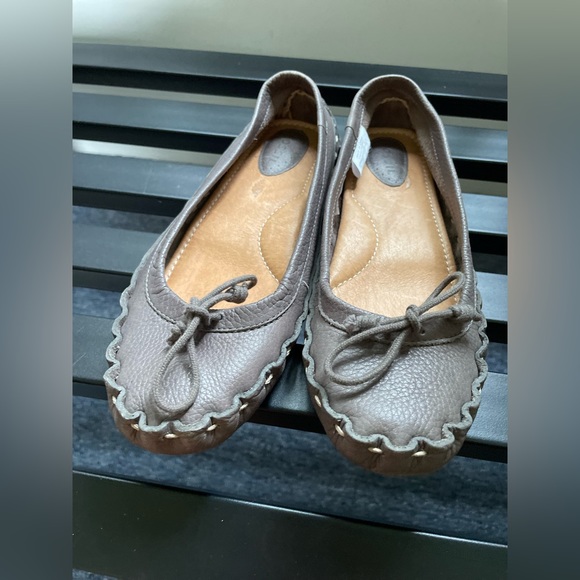 NWOT Fossil leather driving loafer grey size 8 - Picture 2 of 6